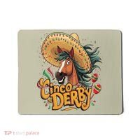 Cinco De Derby Party Funny Horse Racing Mousepad thumb 0