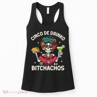 Cinco De Drinko Bitchachos Women's Tank Top thumb 0
