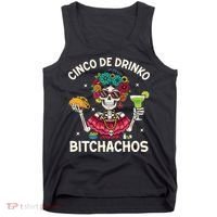Cinco De Drinko Bitchachos Tank Top thumb 0