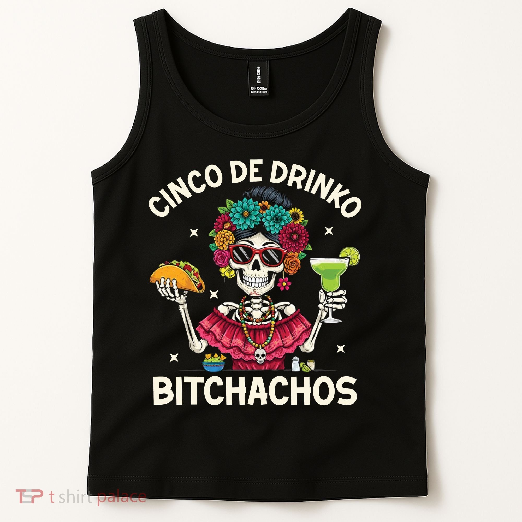 Cinco De Drinko Bitchachos Tank Top