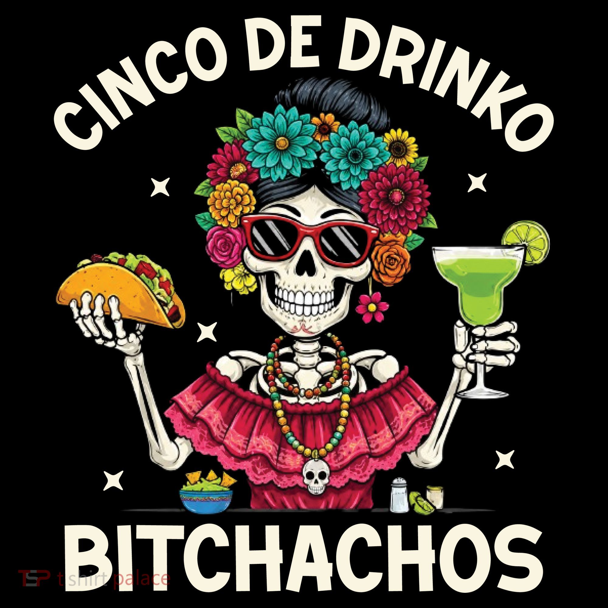 Cinco De Drinko Bitchachos Women's Long Sleeve Shirt