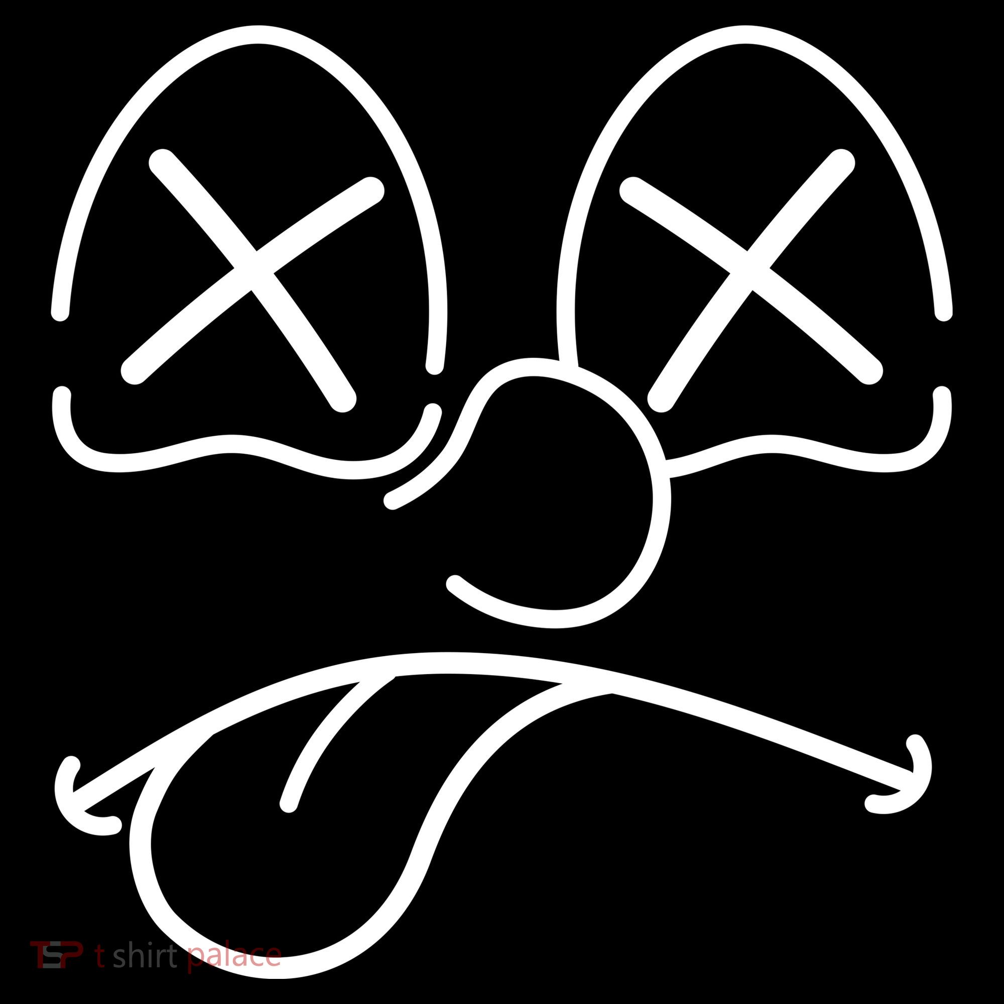 Cartoon Dead Eyes Face Ladies PosiCharge Competitor Racerback Tank
