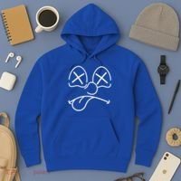 Cartoon Dead Eyes Face Hoodie thumb 3
