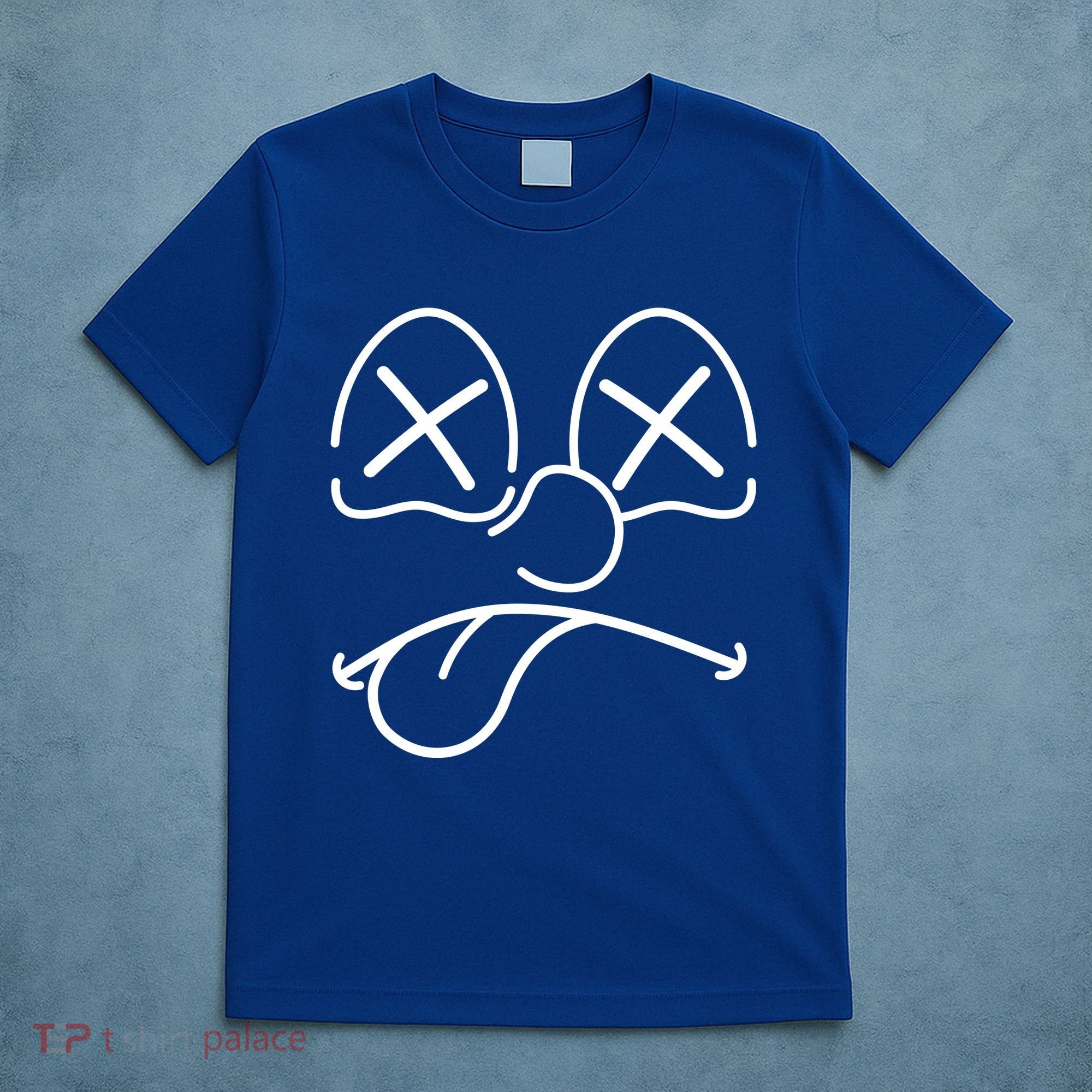 Cartoon Dead Eyes Face T-Shirt
