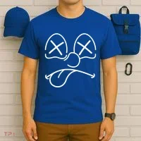 Cartoon Dead Eyes Face T-Shirt thumb 6
