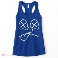 Cartoon Dead Eyes Face Women's Tank Top thumb 0