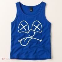 Cartoon Dead Eyes Face Tank Top thumb 2