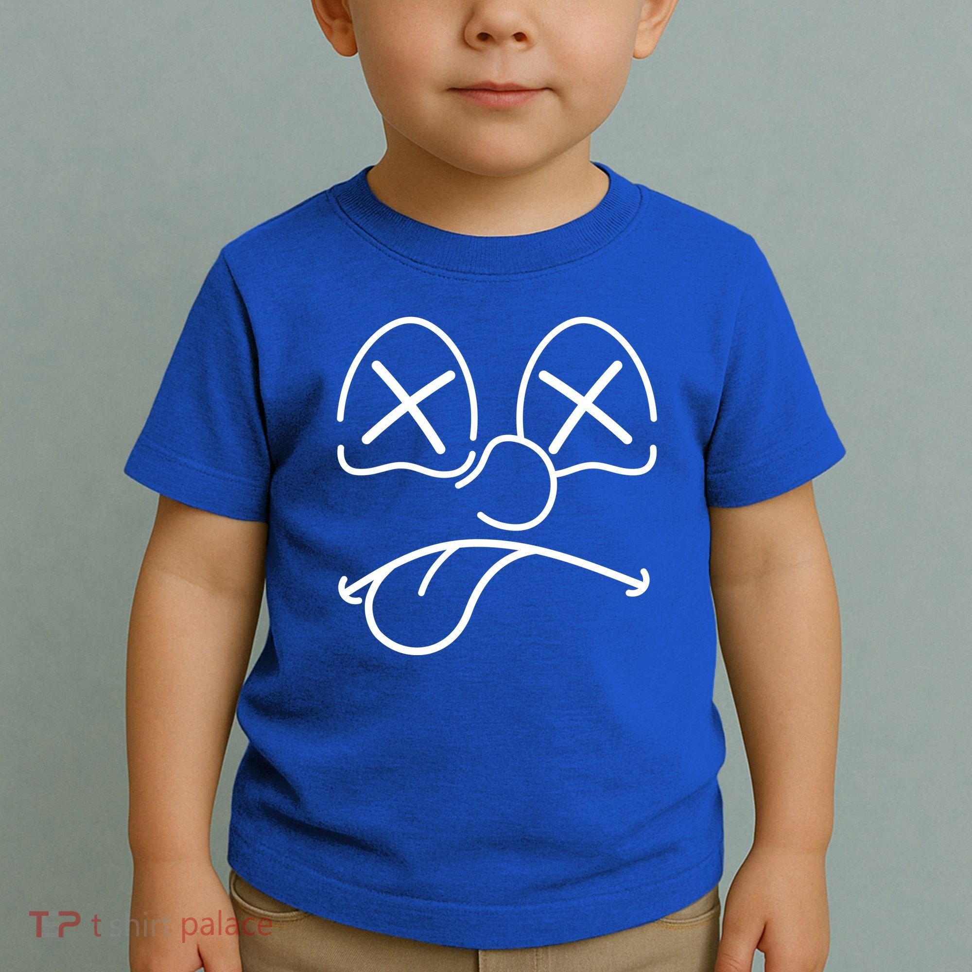Cartoon Dead Eyes Face Toddler T-Shirt