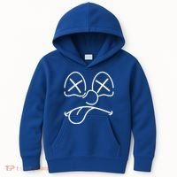 Cartoon Dead Eyes Face Kids Hoodie thumb 0