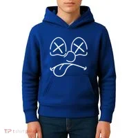 Cartoon Dead Eyes Face Kids Hoodie thumb 4