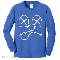Cartoon Dead Eyes Face Kids Long Sleeve Shirt thumb 0