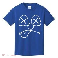 Cartoon Dead Eyes Face Kids T-Shirt thumb 0