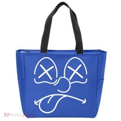 Cartoon Dead Eyes Face Tote Bag