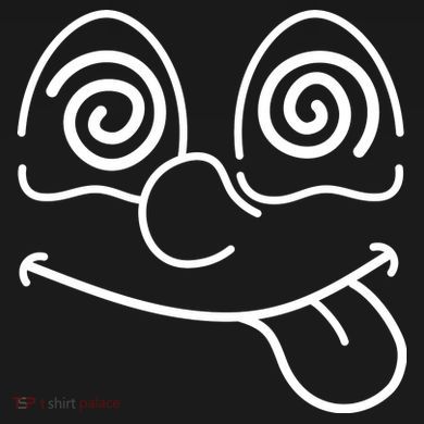 Cartoon Dizzy Eyes Face Doggie Tank