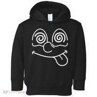 Cartoon Dizzy Eyes Face Toddler Hoodie thumb 0