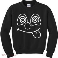Cartoon Dizzy Eyes Face Kids Sweatshirt thumb 0