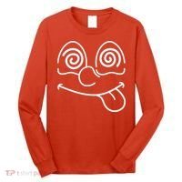 Cartoon Dizzy Eyes Face Long Sleeve Shirt thumb 0