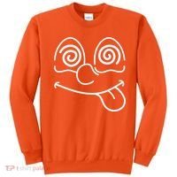 Cartoon Dizzy Eyes Face Sweatshirt thumb 0
