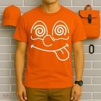 Cartoon Dizzy Eyes Face T-Shirt thumb 6