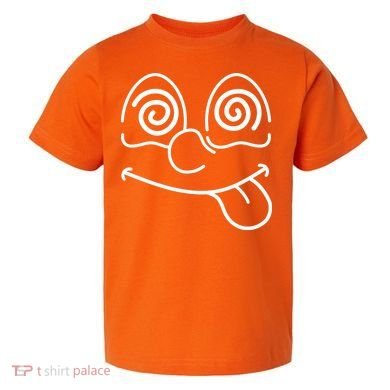 Cartoon Dizzy Eyes Face Toddler T-Shirt