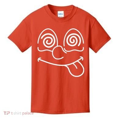 Cartoon Dizzy Eyes Face Kids T-Shirt