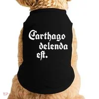 Carthago Delenda Est Doggie Tank thumb 0
