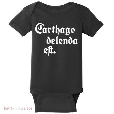 Carthago Delenda Est Baby Bodysuit