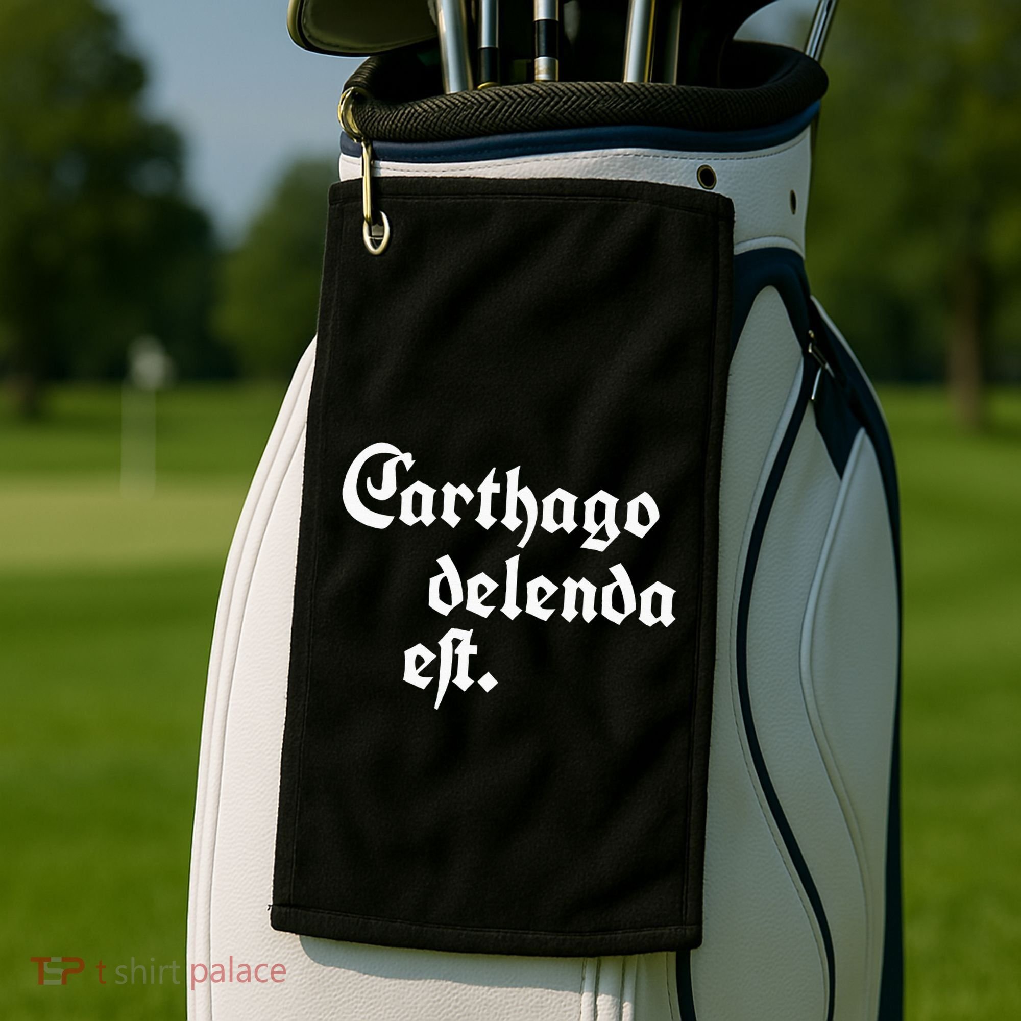 Carthago Delenda Est Golf Towel