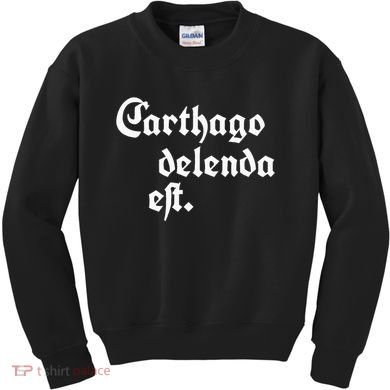 Carthago Delenda Est Kids Sweatshirt