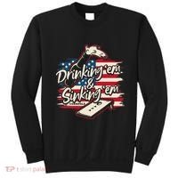Cornhole Drinking Em Sinking Em 4th Of July Sweatshirt thumb 0
