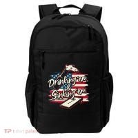 Cornhole Drinking Em Sinking Em 4th Of July Backpack thumb 0