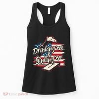 Cornhole Drinking Em Sinking Em 4th Of July Women's Tank Top thumb 0
