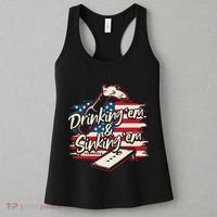 Cornhole Drinking Em Sinking Em 4th Of July Women's Tank Top thumb 3