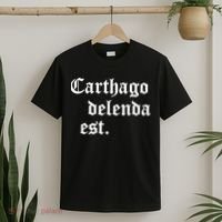 Carthago Delenda Est Latin Phrase Cato Speech Carthage Quote T-Shirt thumb 2