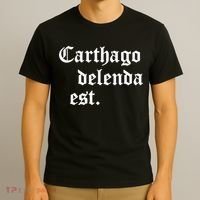 Carthago Delenda Est Latin Phrase Cato Speech Carthage Quote T-Shirt thumb 3