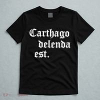 Carthago Delenda Est Latin Phrase Cato Speech Carthage Quote T-Shirt thumb 5