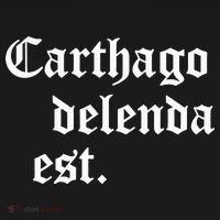Carthago Delenda Est Latin Phrase Cato Speech Carthage Quote Women's Hoodie thumb 2