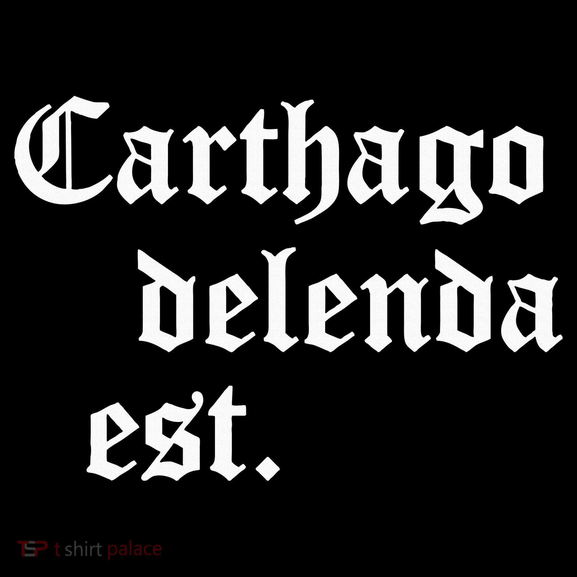 Carthago Delenda Est Latin Phrase Cato Speech Carthage Quote Women's Hoodie