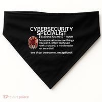 Cybersecurity Definition Engineering Gift USA-Made Doggie Bandana thumb 0
