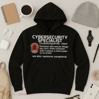Cybersecurity Definition Engineering Gift Hoodie thumb 3