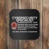 Cybersecurity Definition Engineering Gift Coaster thumb 0