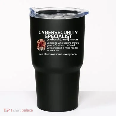 Cybersecurity Definition Engineering Gift Tumbler