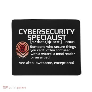 Cybersecurity Definition Engineering Gift Mousepad