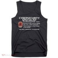 Cybersecurity Definition Engineering Gift Tank Top thumb 0