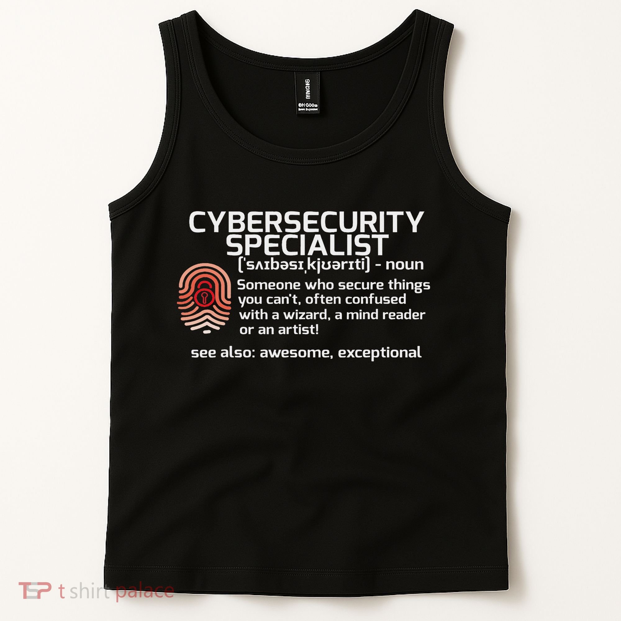 Cybersecurity Definition Engineering Gift Tank Top