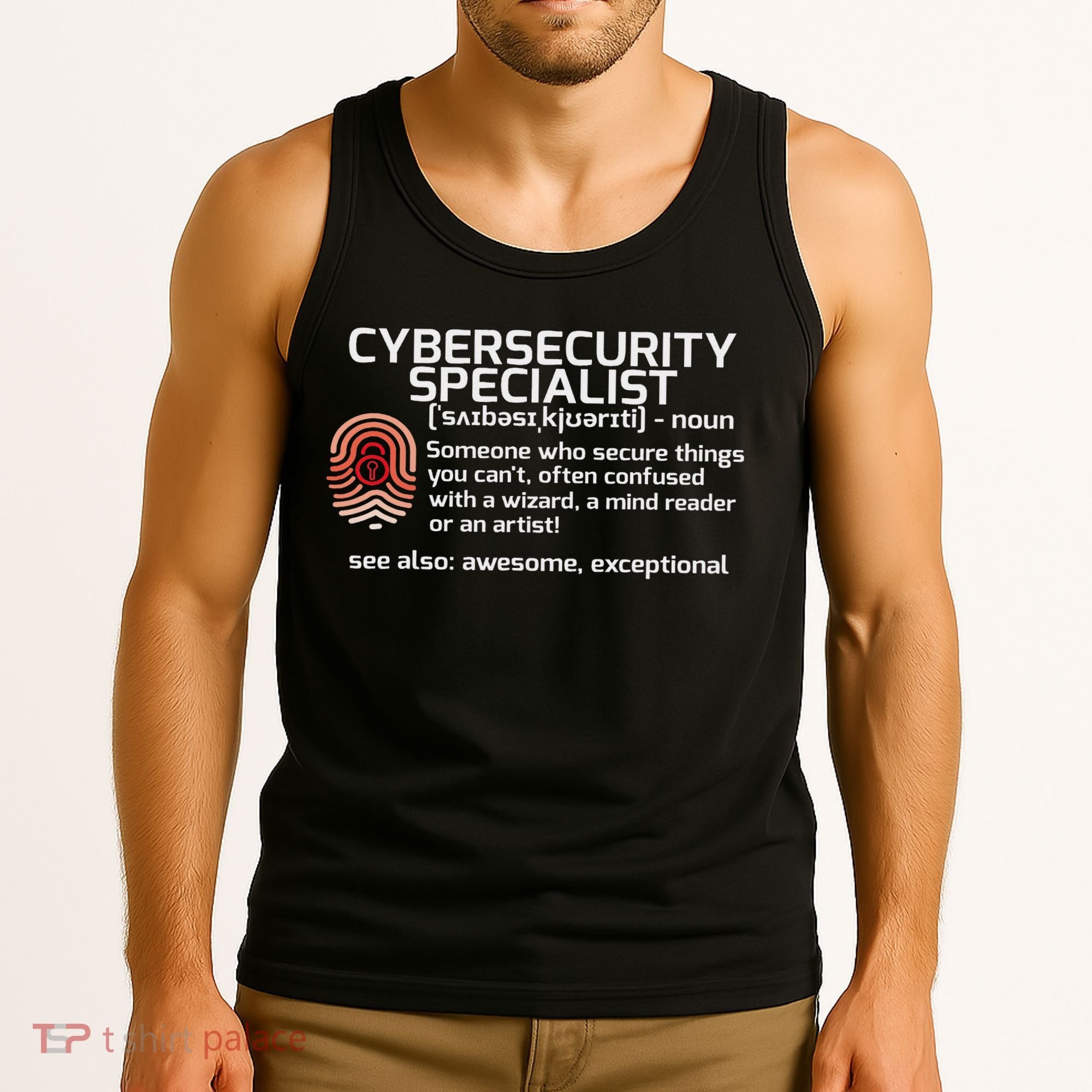 Cybersecurity Definition Engineering Gift Tank Top