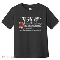 Cybersecurity Definition Engineering Gift Toddler T-Shirt thumb 0