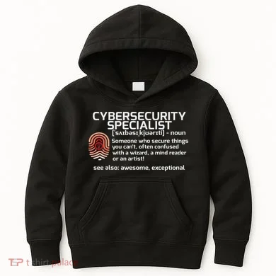 Cybersecurity Definition Engineering Gift Kids Hoodie