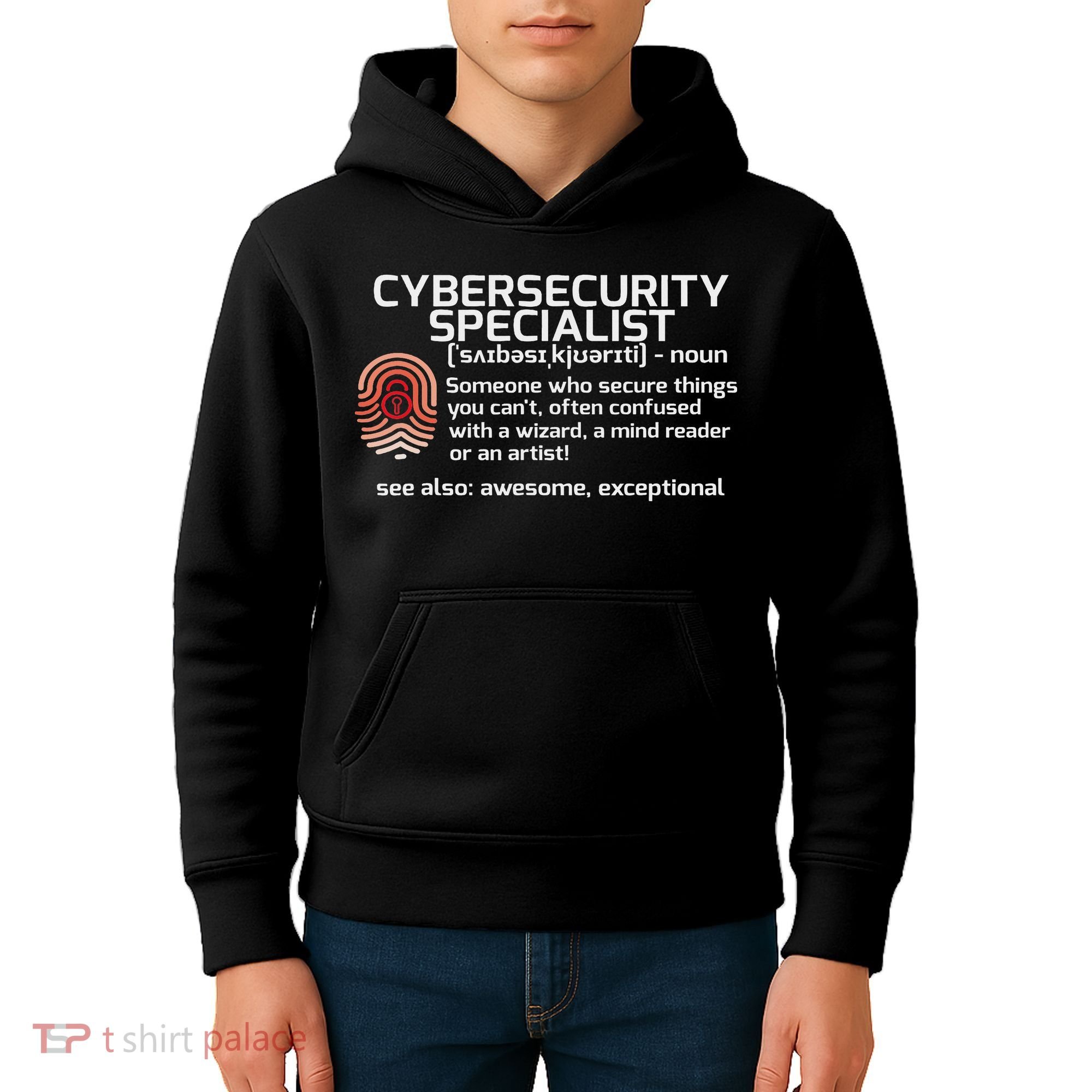 Cybersecurity Definition Engineering Gift Kids Hoodie