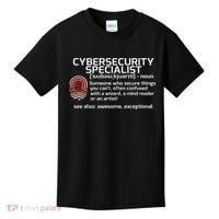 Cybersecurity Definition Engineering Gift Kids T-Shirt thumb 0